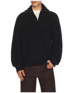 A.P.C. Daniel Zip Jumper - Black