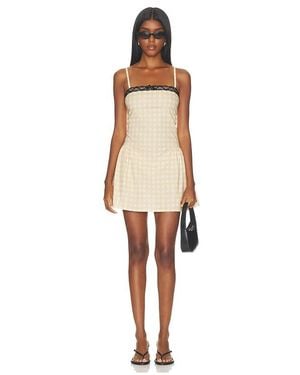 WeWoreWhat Vintage Poplin Mini Dress - Natural