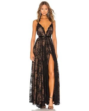 Michael Costello X Revolve Paris Gown - Black