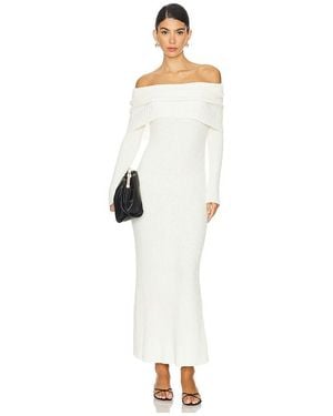 Lovers + Friends Sade Maxi Knit Dress - White