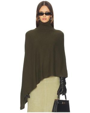 SRG Axele Cashmere Knit Cape - Green