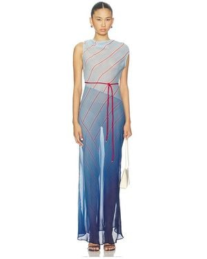 ROAME. Capri Maxi Dress - Blue