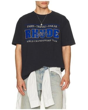 Rhude Shirt Chrono - Blau