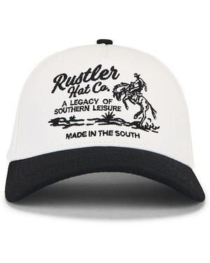 Rustler Hat Co. Rodeo Trucker Hat - White