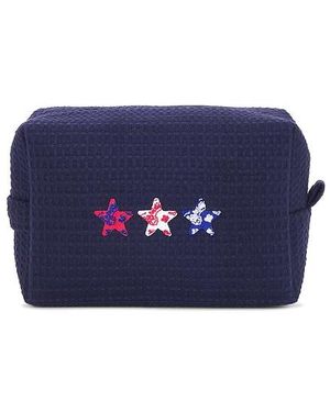 Abode Bolsa Waffle Pouch En Color Azul Marino Talla