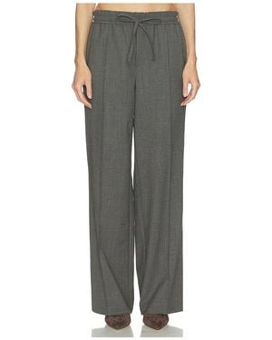 Helsa Pantalón Con Trabilla Wool Blend Drawcord En Color Gris Talla (También En Xxs, Xs, S, Xl)