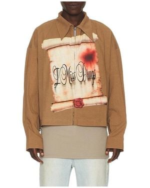 MADFRENZY Sobrecamisa En Color Marrón Talla (También En S, M, Xl/1X) - Neutro