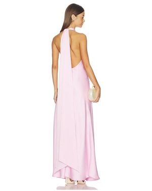 Runaway the Label Arabelle High Neck Maxi Dress - White