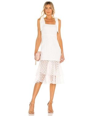 Lovers + Friends Day Keeper Midi Dress - White