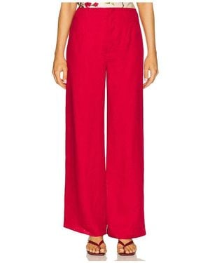 Cami NYC Iracemi High Rise Pant - Red