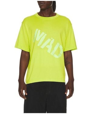 MADFRENZY Camiseta En Color Amarillo Talla (También En S, M, Xl/1X)