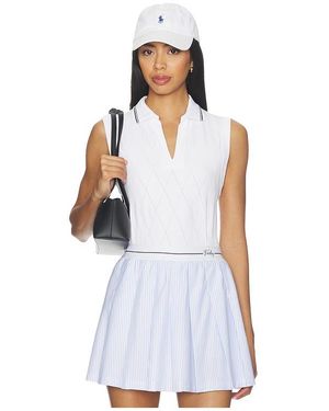 Varley POLO SANS COUTURES MARIT en White - Blanc