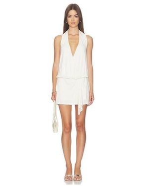 With Jean Luna Dress - White