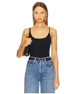 PERFECTWHITETEE Tiff Spaghetti Tank - Blue