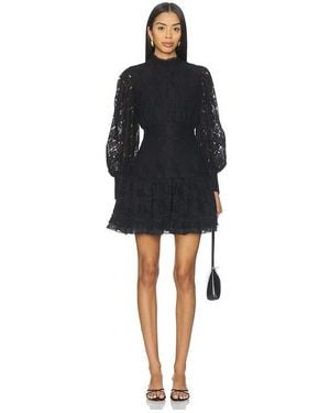Bardot Olessia Lace Mini Dress - Black