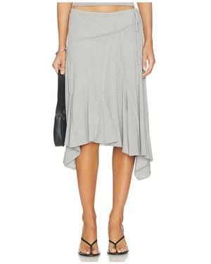 With Jean Sharni Skirt - Grey