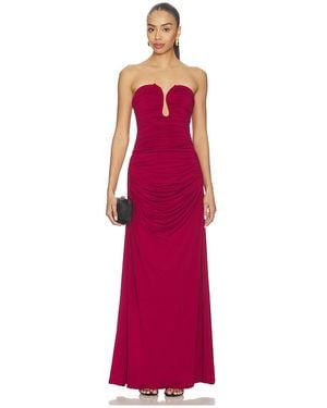 SNDY'S Kleid Lilana Maxi - Rot