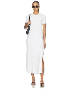 James Perse Relaxed T-Shirt Dress - White
