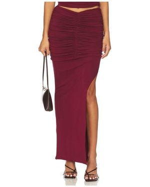 Line & Dot Mazzy Knit Skirt - Red