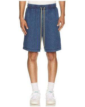DIET STARTS MONDAY Dropoff Shorts - Blue