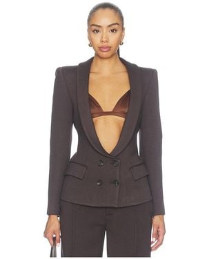 GIUSEPPE DI MORABITO Rosette Double-Breasted Blazer - Black