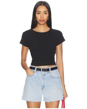 RAT BOI Pointelle Perfect Tee - Black