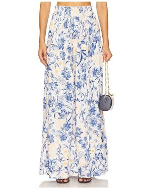 Agua Bendita Jenna Maxi Skirt - White