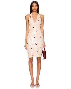 Des Phemmes Kleid Mit Neckholder - Natur