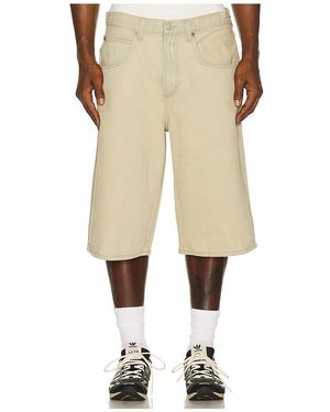 Agolde Fusion Skater Short - Natural