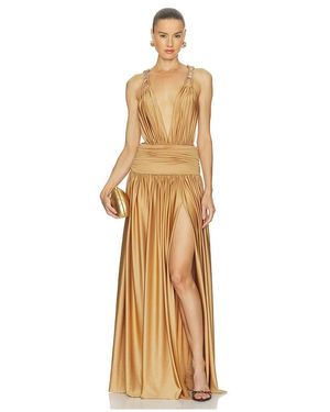 Bronx and Banco Tula Embellished Dress - Natural