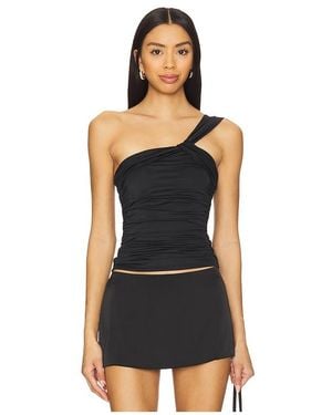 superdown Maurie Twisted Top - Black