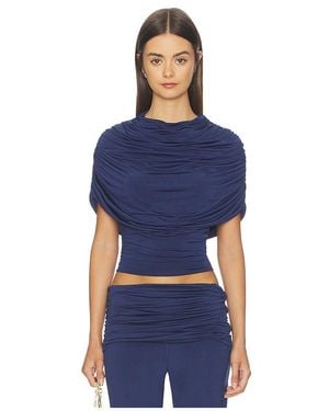 Amanda Uprichard Marcelle Top - Blue