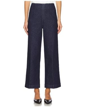 Spanx Zero Waistband Cropped Wide Leg - Blue