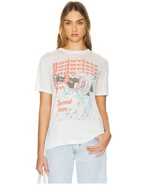 Junk Food Budweiser Ice Tee - White