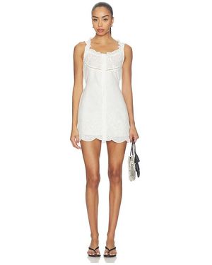 MORE TO COME Zilpah Mini Dress - White