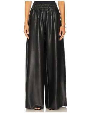 Norma Kamali Weite Hose - Schwarz
