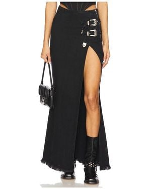 Urban Outfitters Maxirock - Schwarz