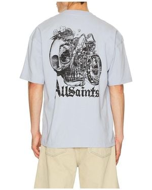AllSaints Panhead Crew Tee - Multicolour
