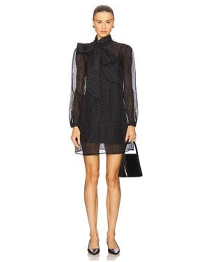 Zimmermann Pussybow Mini Dress - ブラック