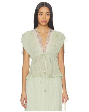 Sabina Musayev Sandi Top en Green - Vert