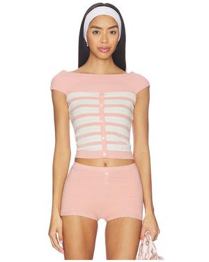Nana Jacqueline Paola Knit Top - Pink