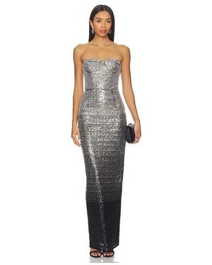 Bronx and Banco Dahlia Maxi Dress - Metallic