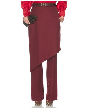 Helsa Trouser With Attached Skirt - Red