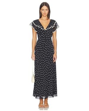 RIXO London Bethea Dress - Blue