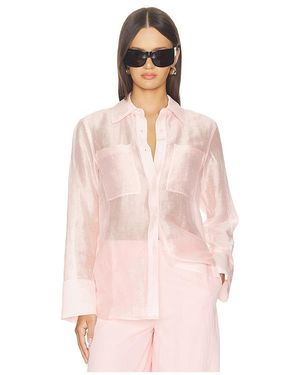 ALIGNE CHEMISE TRANSPARENTE CHER en Pink - Rose