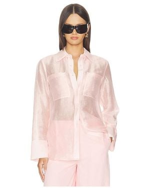 ALIGNE Cher Sheer Shirt - Pink