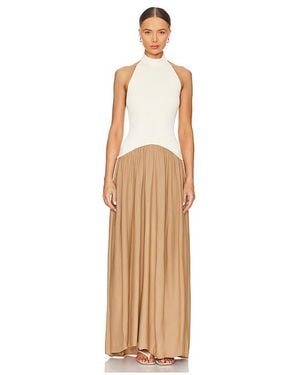 Solid & Striped Soglio Halter Dress - Natural