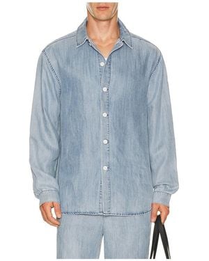 KROST Oversized Denim Shirt - Blue