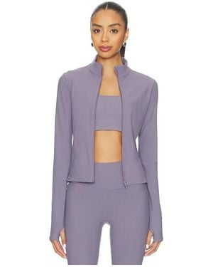 Spanx Smooth Onform Full Zip Jacket - Purple