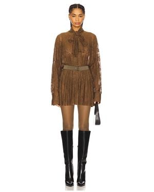 Norma Kamali Minikleid - Natur